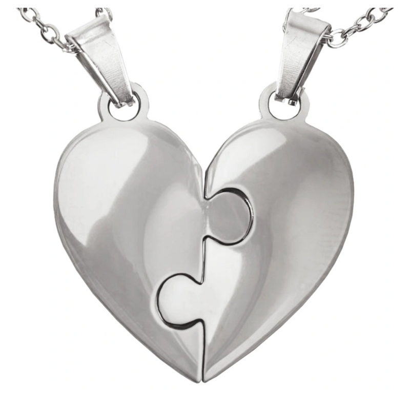 Lié à Vie - Collier puzzle famille personnalisé